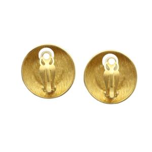 GIVENCHY イヤリング アクセサリー クリップ式 パール 真珠 ロゴ ゴールド色 GY19 /MQ