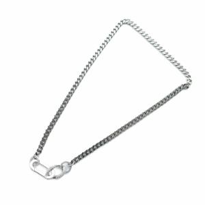 SWAROVSKI ネックレス アクセサリー ロゴ チェーン ラインストーン シルバー色 GY19 /MQ