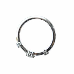 SWAROVSKI リング アクセサリー 指輪 ロゴ ラインストーン 58 16号 シルバー色 GY19 /MQ