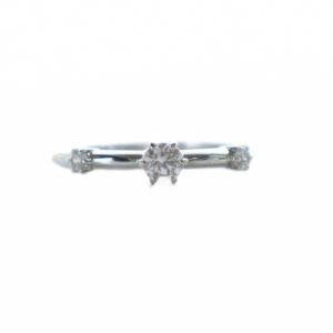 SWAROVSKI リング アクセサリー 指輪 ロゴ ラインストーン 58 16号 シルバー色 GY19 /MQ