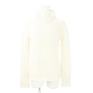 ニット セーター ハイネック カシミヤ 38 アイボリー 31631