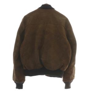 Schott レザージャケット MA-1 ブルゾン アウター スエード ジップアップ 40 L 茶色 ブラウン /XZ