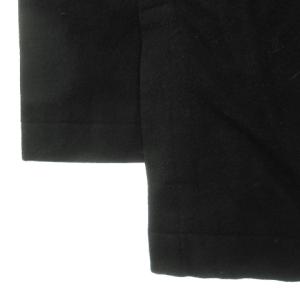 Tao ロングスカート タイト ナロー メルトン アシンメトリー S 黒 ブラック /AO25 GY44