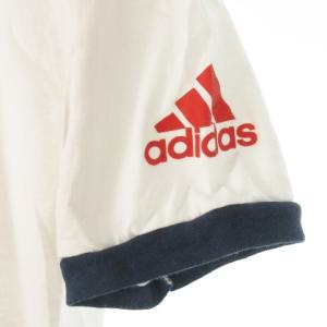 adidas × ポートアンドカンパニー PORT & COMPANY リンガーTシャツ クルーネック 半袖 コットン