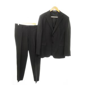 ブラックフォーマル シングルスーツ セットアップ 2点セット テーラードジャケット 背抜き スラックス