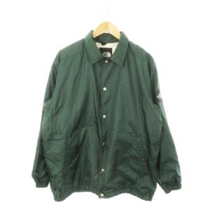 コーチジャケット ナイロン ロゴ アウトドア L 緑 グリーン /MN10 GY44