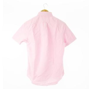 RALPH LAUREN ボタンダウンシャツ オックスフォード 半袖 ポニーロゴ刺繍 ワンポイント XS ピンク /CK18 GY44