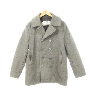 740N Pコート ピーコート ウール イカリボタン メルトン生地 40 L グレー /AH19 GY44