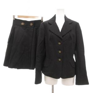 セットアップ スーツ オーブボタン ダークグレー 2 3