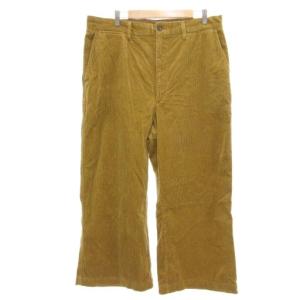 美品 国内正規 ワイドパンツ コーデュロイ 16 キャメル 大きいサイズ /UO GY19