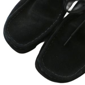 Clarks ワラビー モカシン スエード ゴアテックス レースアップ US8.5 26.5cm 黒 ブラック /XZ