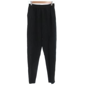 フィービー期 テーパードイージーパンツ 裾ジップ パイピング ストレッチ 34 黒 ブラック 1J69/3060