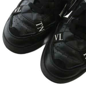 VALENTINO GARAVANI スニーカー レザー VLTN 42 ブラック S1C58Y2