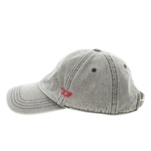 DIESEL C-LIB-4 帽子 キャップ 野球帽 BBキャップ ベースボールキャップ デニム生地  オーバルD 刺繍