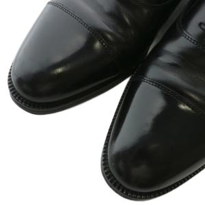 JUNKO SHIMADA ビジネスシューズ ドレス 革靴 レザー ストレートチップ レースアップ 27.5cm 黒 ブラック /XZ