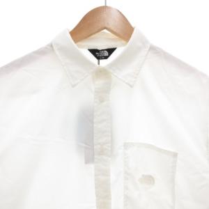 THE NORTH FACE タグ付き シティチラーシャツ CITY CHILLER SHIRTS 長袖 S 白 ホワイト 胸ポケット