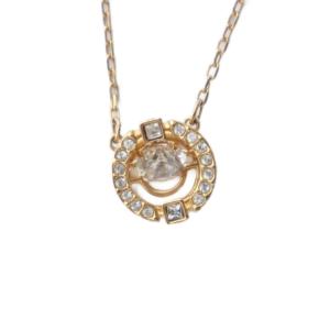 ネックレス アクセサリー ペンダント ロゴ ラインストーン ゴールド色 GY19 /MQ