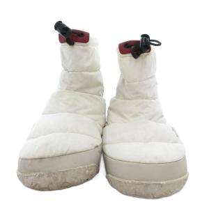 THE NORTH FACE W NUPTSE APRES BOOTIE ヌプシ スノーブーツ ブーティ ロゴ 25cm 白 ホワイト
