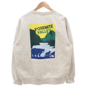 バンタート スウェット シャツ トレーナー 長袖 クルーネック ロゴ 刺繍 バックプリント 裏起毛 XL