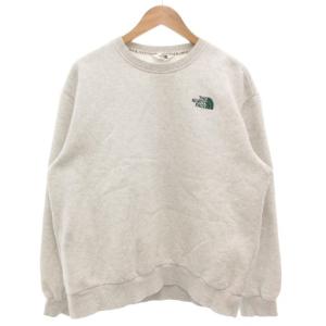 THE NORTH FACE バンタート スウェット シャツ トレーナー 長袖 クルーネック ロゴ 刺繍 バックプリント 裏起毛 XL