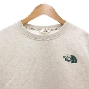 THE NORTH FACE バンタート スウェット シャツ トレーナー 長袖 クルーネック ロゴ 刺繍 バックプリント 裏起毛 XL