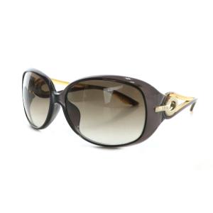 サングラス アイウェア 伊達メガネ ロゴ メタルパーツ グラデーション 茶 ブラウン 透明 クリア NM402BK31L