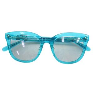 × ゾフ Zoff 眼鏡 サングラス セルフレーム ロゴ 5121-145 青 ブルー ZH211G03A