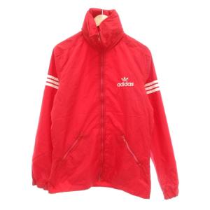 デサント製 80s ヴィンテージ ナイロン ジップアップ ジャケット O 赤 レッド /UO GY01