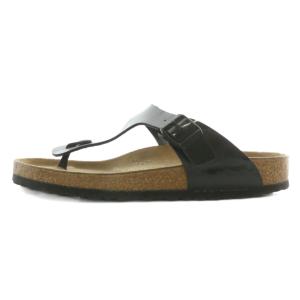 BIRKENSTOCK ギゼ GIZEH ビーチサンダル トング ロゴ 26.5cm 茶色 ブラウン 黒 ブラック /XZ GY01