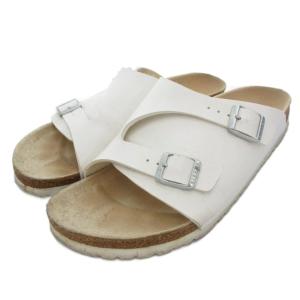 ZURICH チューリッヒ サンダル 本革 レザー 26cm 白 ホワイト /UO GY01