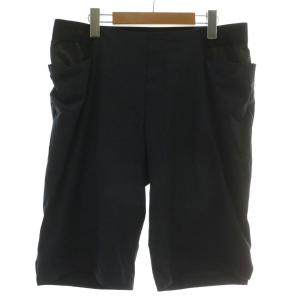 ショートパンツ ハーフパンツ ナイロン イージー ロゴ プリント L 黒 ブラック /XZ GY01