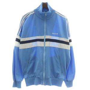 90s 国旗タグ ヴィンテージ トラック ジャケット ブルゾン ハイネック ジップアップ ロゴ 刺繍 L