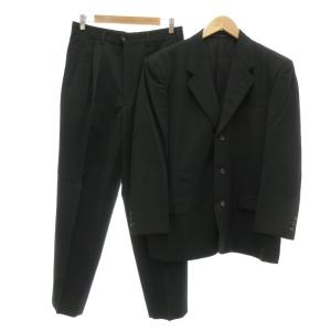 AD1991 スーツ セットアップ ウール S ダークグリーン