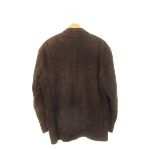 BALLY ヴィンテージ スエードジャケット テーラード シングル 背抜き 本革 レザー 48 L 茶 ブラウン /AH21