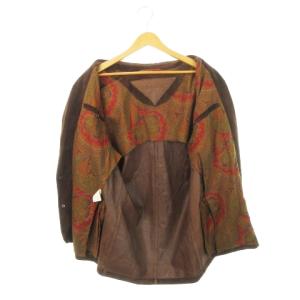 BALLY ヴィンテージ スエードジャケット テーラード シングル 背抜き 本革 レザー 48 L 茶 ブラウン /AH21