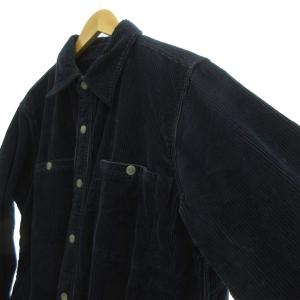 L.L.BEAN コーデュロイ シャツ ジャケット L 紺 ネイビー /UO GY44
