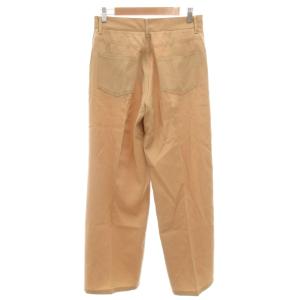 JIL SANDER 22年 バージンウールスラックス 36 ベージュ J04KA0004