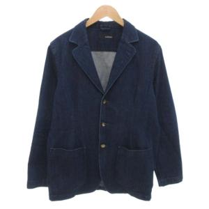 IGC801 JNAMA デニム テーラードジャケット XL インディゴブルー
