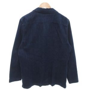 LARDINI IGC801 JNAMA デニム テーラードジャケット XL インディゴブルー