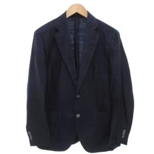 テーラードジャケット シルク 52 ネイビー