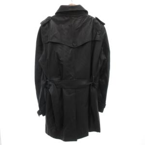BARNEYS NEW YORK ラムレザーコート 52 ブラック