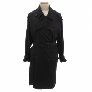 19SS トレンチコート ベルト 切替 ロング F 黒 ブラック /FF GY19