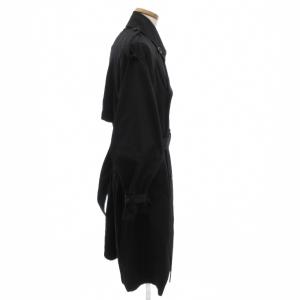 HYSTERIC GLAMOUR 19SS トレンチコート ベルト 切替 ロング F 黒 ブラック /FF GY19
