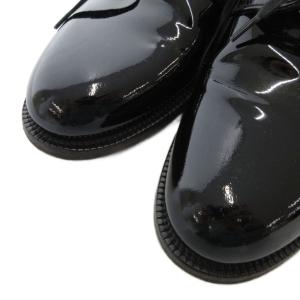 CELINE エディ期 ドレスシューズ ビジネス パテントレザー 本革 37 黒 ブラック /FF GY19 AA