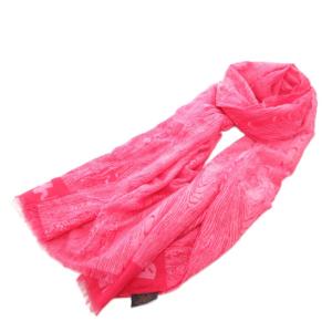 GM0199 2019 jonas wood スカーフ ストール シルク混 ロゴ ピンク M76062