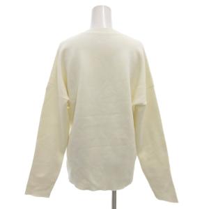 MONCLER 2018年製 MAGLIA TRICOT GIROCOLLO ロングTシャツ ホワイト