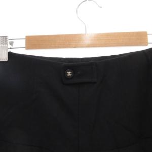 CHANEL 96P P06355W02290 タイトスカート フォーマル ココマーク ひざ丈 38 黒 ブラック /FF