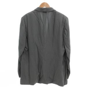GIORGIO ARMANI セットアップ スーツ テーラードジャケット パンツ ピンストライプ 54 グレー /JS GY19 AA