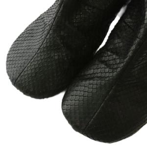 JUNYA WATANABE コムデギャルソン COMME des GARCONS ショートブーツ パイソン レザー ラウンドトゥ XS