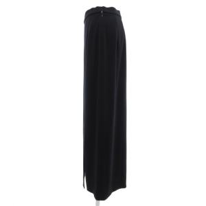 LEONARD FASHION 美品 タイトスカート 70 スリット ナロー マキシ ロング 紺 ダークネイビー /AE